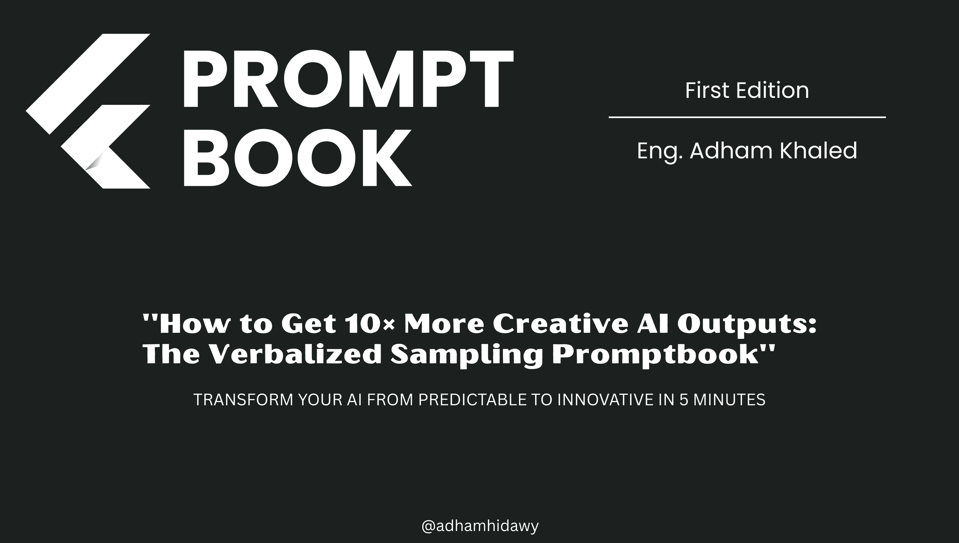 Cover of the Verbalized Sampling Promptbook