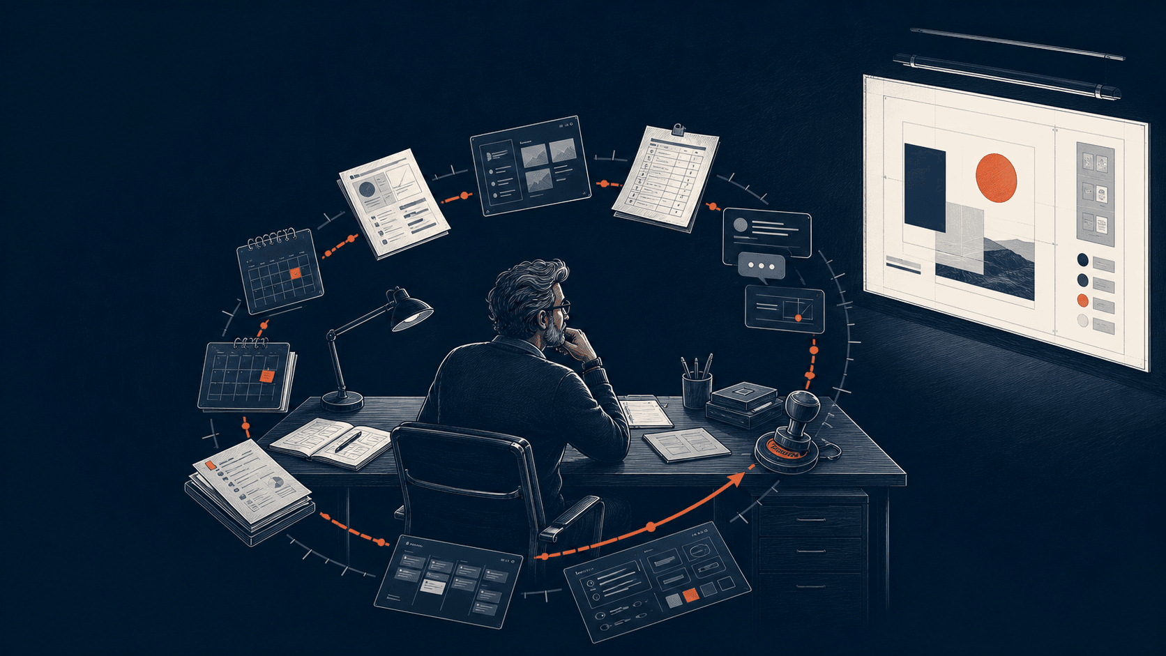 Most of your senior people's time isn't design